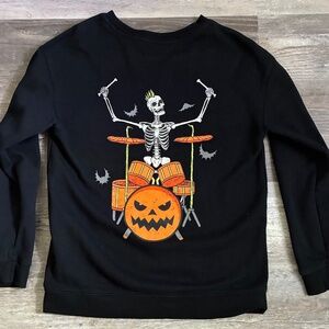 HALLOWEEN SKELETON SWEATSHIRT